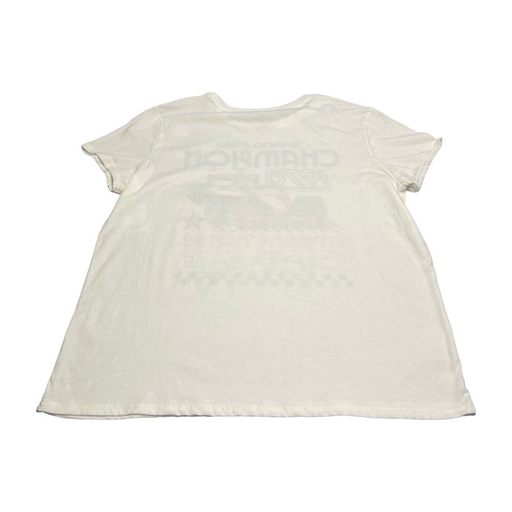 Wound Up T-Shirt Juniors 2XL (19) Cream Cotton Grand Prix Champion Short Sleeve - Picture 3 of 8